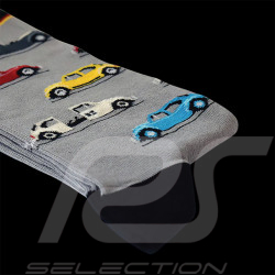 Chaussettes Inspiration Volkswagen Beetle Coccinelle / Gris / Noir - Mixte - Pointure 41/46