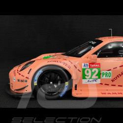 Porsche 911 RSR Type 991 n° 92 "Cochon Rose" Vainqueur 24h Le Mans 2018 1/12 Ixo LEGT12003