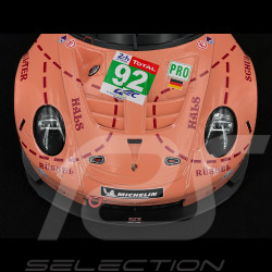 Porsche 911 RSR Type 991 n° 92 "Cochon Rose" Vainqueur 24h Le Mans 2018 1/12 Ixo LEGT12003