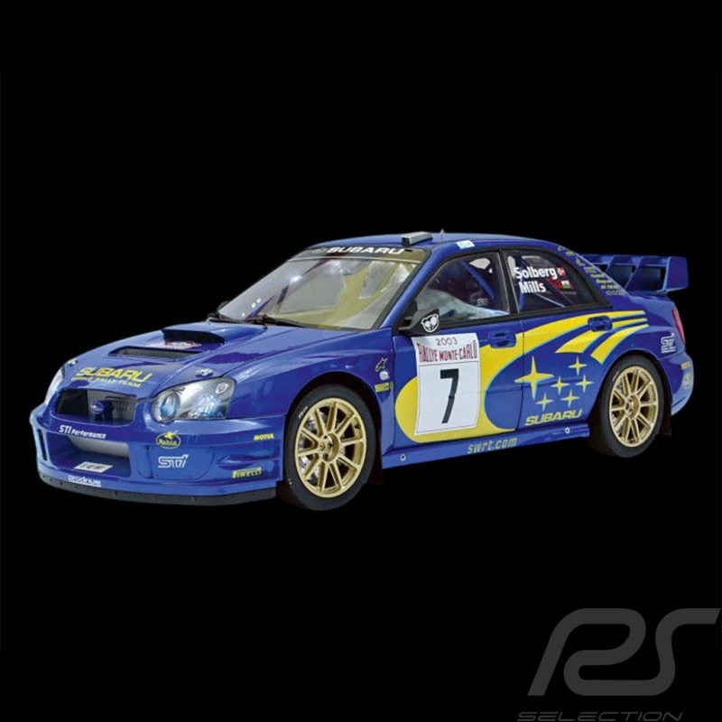 Kit Subaru Impreza S9 WRC n° 7 Rallye Monte Carlo 2003 1/8 à monter Ixo Models
