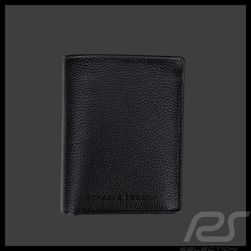 Portefeuille Porsche Design Trois volets Cuir Noir Porte-Cartes Voyager Billfold 11 4056487043814
