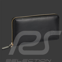 Geldbörse Porsche Damen Kartenetui Schwarzes Leder WAP0300210TGBD