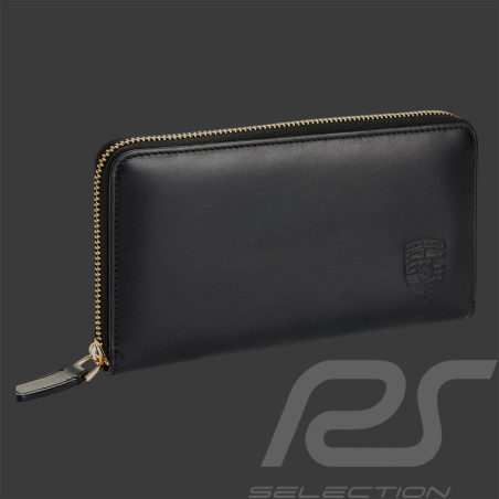 Portefeuille Porsche Porte-cartes Femme Cuir Noir WAP0300210TGBD