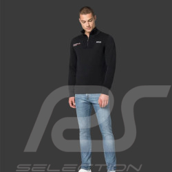 Pull Porsche Motorsport BOSS en Maille demi-zip Noir WAP121PMSR - homme
