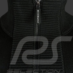 Porsche Pullover Motorsport BOSS Schwarz Knitted quarter-zip sweater WAP121PMSR - herren