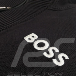 Pull Porsche Motorsport BOSS en Maille demi-zip Noir WAP121PMSR - homme