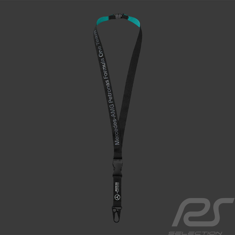 Mercedes Keyring Low Cost AMG Petronas Neck Tour F1 Team Hamilton / Russell / Antonelli Black 701227074-001