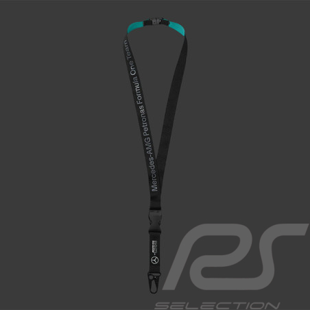 Mercedes Keyring Low Cost AMG Petronas Neck Tour F1 Team Hamilton / Russell / Antonelli Black 701227074-001