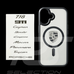 Porsche Hard Case iPhone 17 Black / Transparent Customisable WAP0300010TSNC
