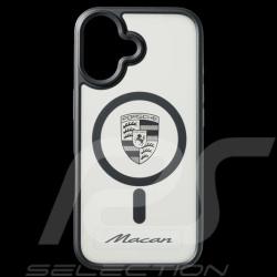 Coque Porsche iPhone 17 Noir / Transparent Personnalisable WAP0300010TSNC
