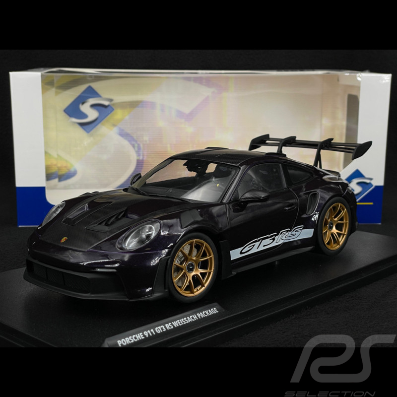 Porsche 911 GT3 RS Type 992 Weissach Package 2024 Viola Metallic 1/18 Solido S1812103