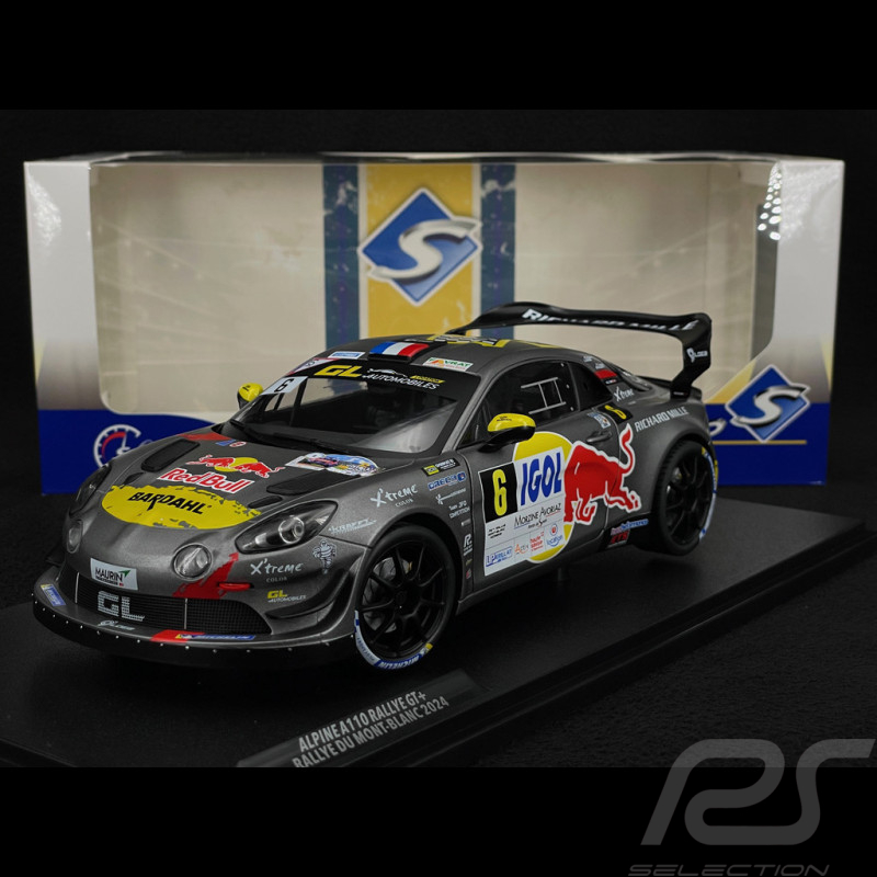Alpine A110 RGT+ n° 6 Vainqueur Rallye Mont Blanc 2024 1/18 Solido S1801630