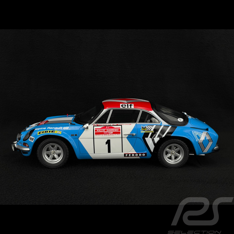 Alpine A110 1800 n° 1 Vainqueur Rallye San Remo 1973 1/12 Ottomobile G096
