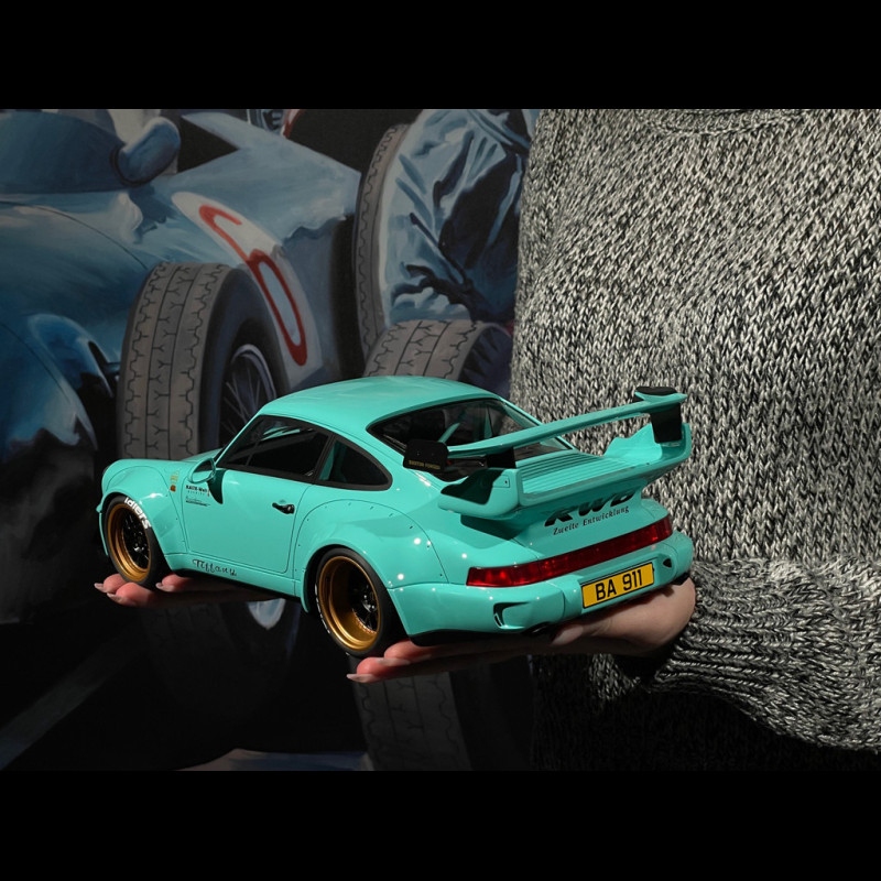 Porsche 911 RWB Typ 964 Tiffany 2020 Tiffany-Blau 1/12 GT Spirit GT951