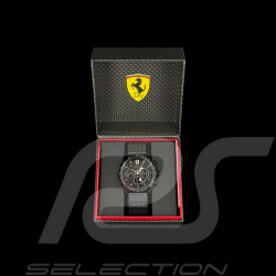 Ferrari Watch Pilota Evo Chronograph Black Mesh Bracelet FE-083-0827
