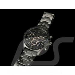 Ferrari Uhr Pilota Evo Chronograph Grau Metallarmband FE-083-0824