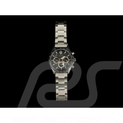 Ferrari Uhr Pilota Evo Chronograph Grau Metallarmband FE-083-0824