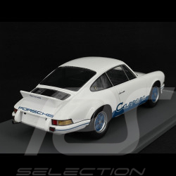 Porsche 911 Carrera RS 2.7 Presentation 1972 White / Blue Stripes 1/18 Schuco 18U00062