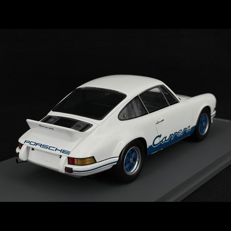 Porsche 911 Carrera RS 2.7 Presentation 1972 White / Blue Stripes