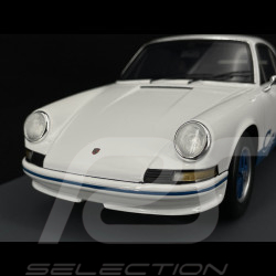 Porsche 911 Carrera RS 2.7 Presentation 1972 White / Blue Stripes 1/18 Schuco 18U00062