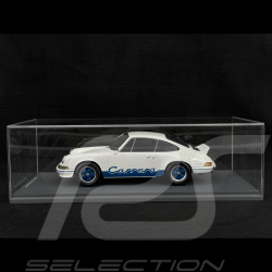 Porsche 911 Carrera RS 2.7 Presentation 1972 White / Blue Stripes 1/18 Schuco 18U00062