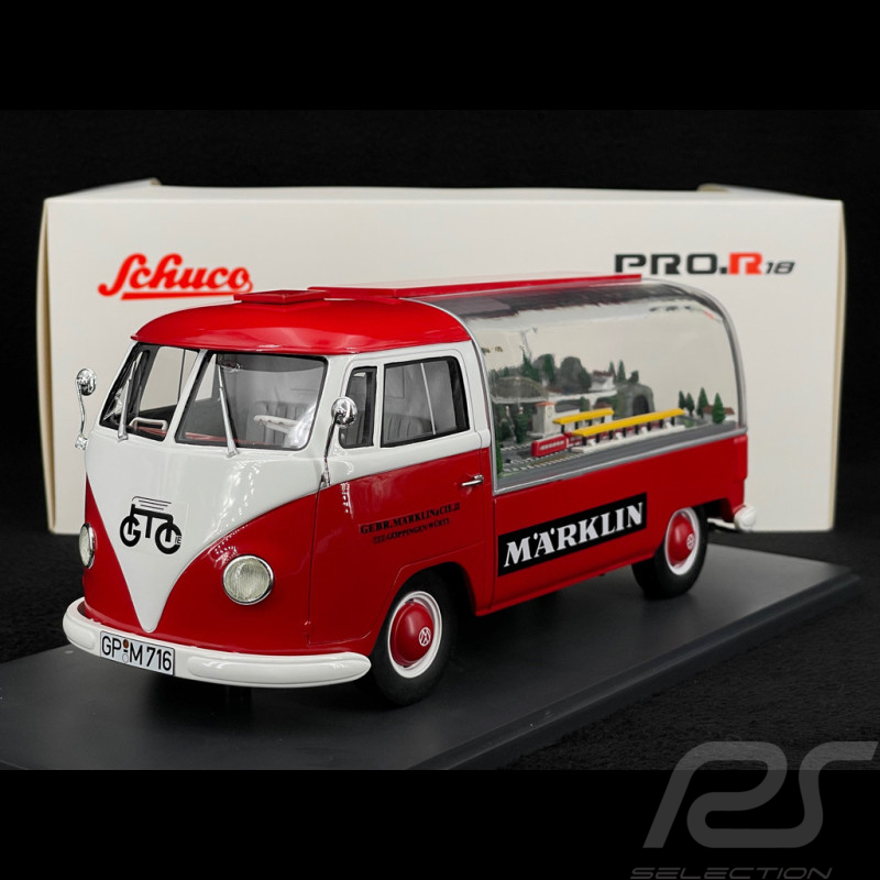Volkswagen Combi Transporter T1 Märklin Werbeauto 1959 Rot / Weiß 1/18 Schuco 450058300