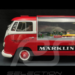 Volkswagen Combi Transporter T1 Voiture Publicitaire Märklin 1959 Rouge / Blanc 1/18 Schuco 450058300