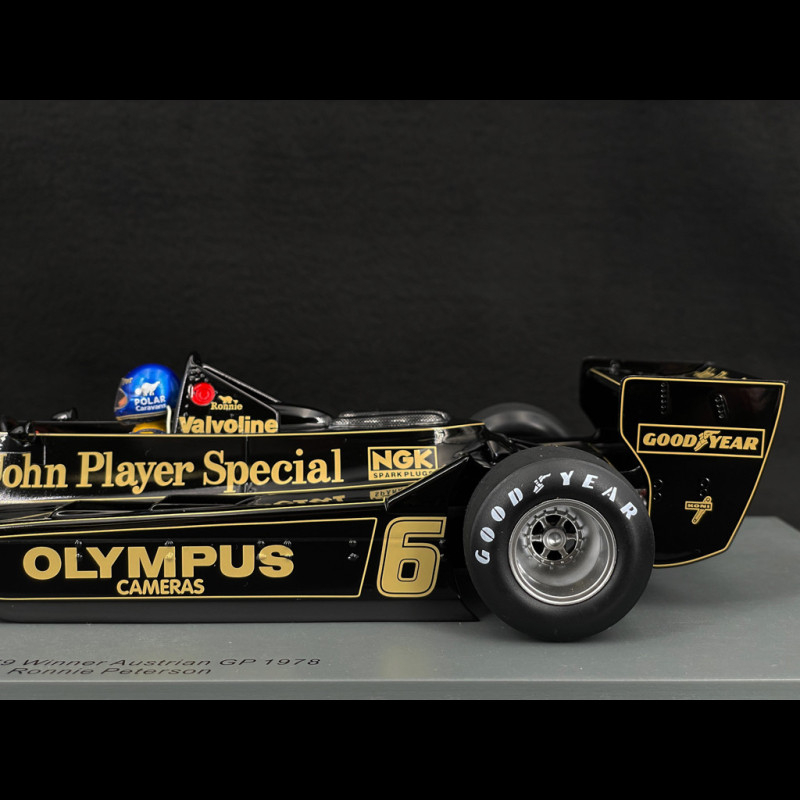 Ronnie Peterson Lotus 79 n° 6 Winner Austrian GP 1978 F1 1/18