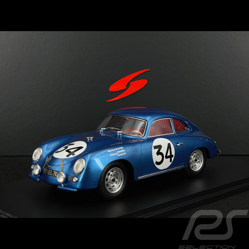Porsche 356 A n° 34 13th 24h Le Mans 1956 1/18 Spark 18S675