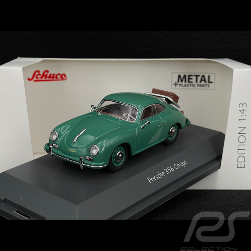 Porsche 356 Coupé 1952 Mit Gepäckträger Grün 1/43 Schuco 450725400