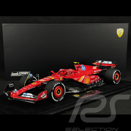 Carlos Sainz Jr. Ferrari SF-24 n° 55 Winner Mexican GP 2024 F1 1/18 Looksmart LS18F1069