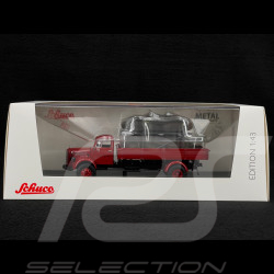 Mercedes-Benz L3500 "Porsche-Renndienst" with Porsche 718 Spyder RS 1960 Red 1/43 Schuco 450723600