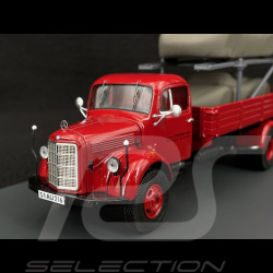 Mercedes-Benz L3500 "Porsche-Renndienst" mit Porsche 718 Spyder RS 1960 Rot 1/43 Schuco 450723600