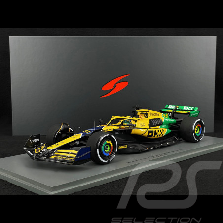 Oscar Piastri McLaren MCL38 n° 81 2nd Monaco GP 2024 F1 1/18 Spark 18S998
