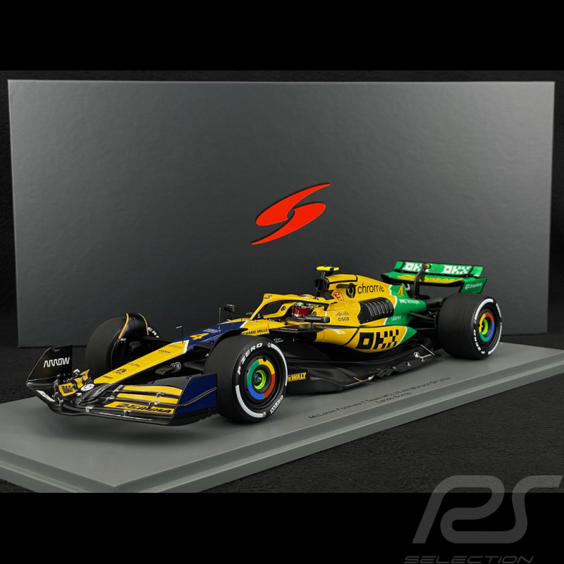 Lando Norris McLaren MCL38 n° 4 4ème GP Monaco 2024 F1 1/18 Spark 18S997