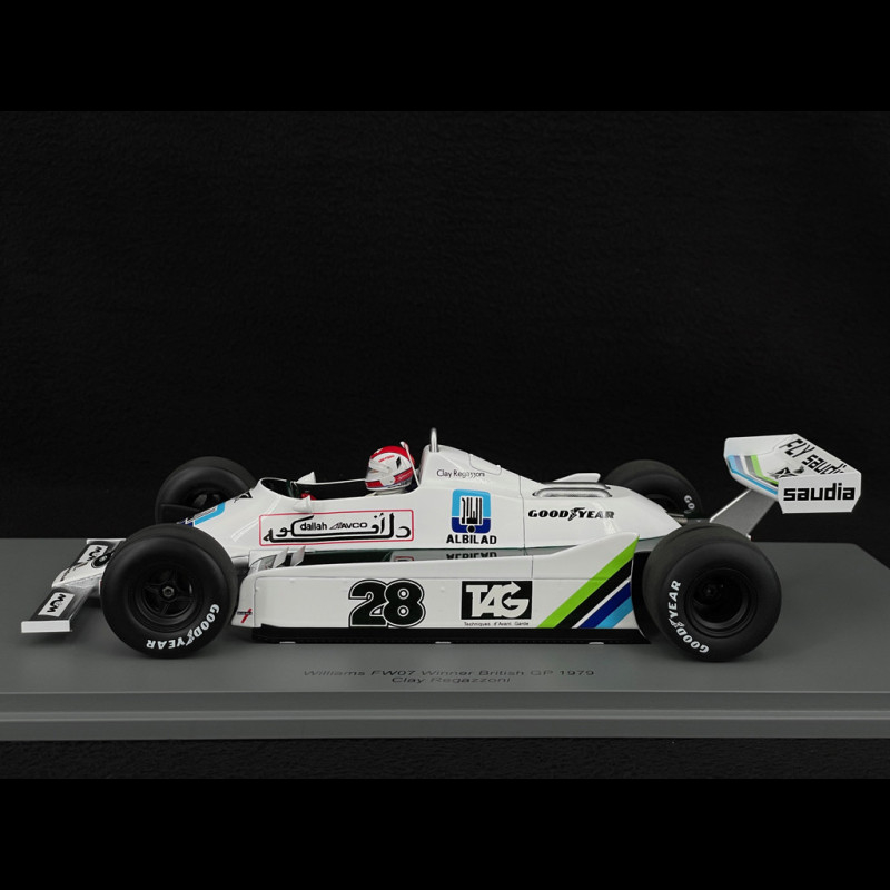 Clay Regazzoni Williams FW07 n° 28 Winner British GP 1979 F1 1/18