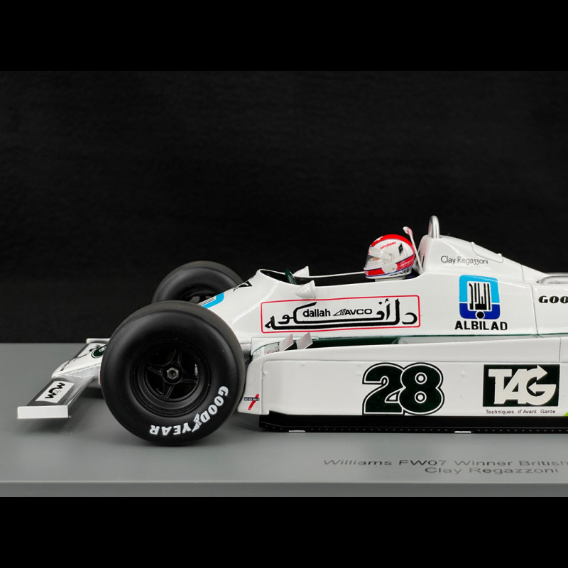 Clay Regazzoni Williams FW07 n° 28 Winner British GP 1979 F1 1/18