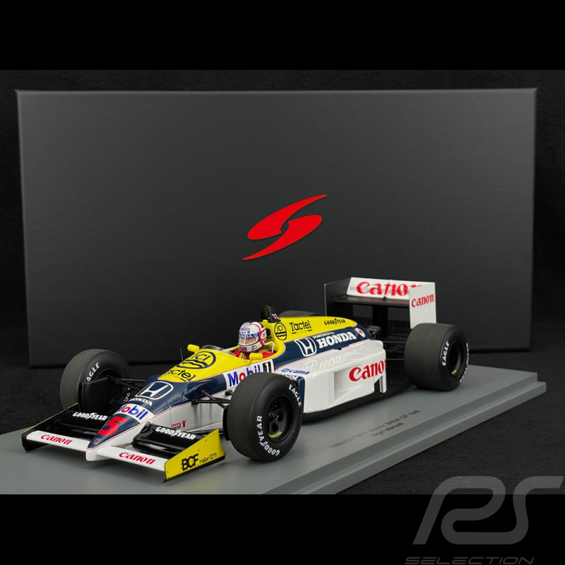 Nigel Mansell Williams FW11 n° 5 Sieger GP Großbritannien 1986 F1 1/18 Spark 18S738