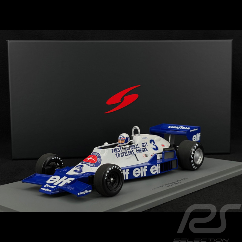 Didier Pironi Tyrell 008 n° 3 5th Monaco GP 1978 F1 1/18 Spark 18S721