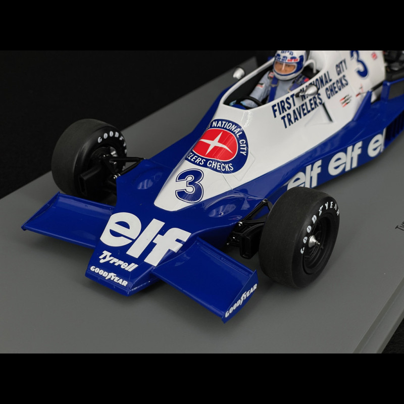 Spark 1/18 – Tyrrell 008 N°4 – Vainqueur GP Monaco 1978 – Patrick Depailler – Résine
