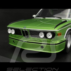BMW 3.0 CSL E9 1973 Green Metallic 1/18 Minichamps 155028132