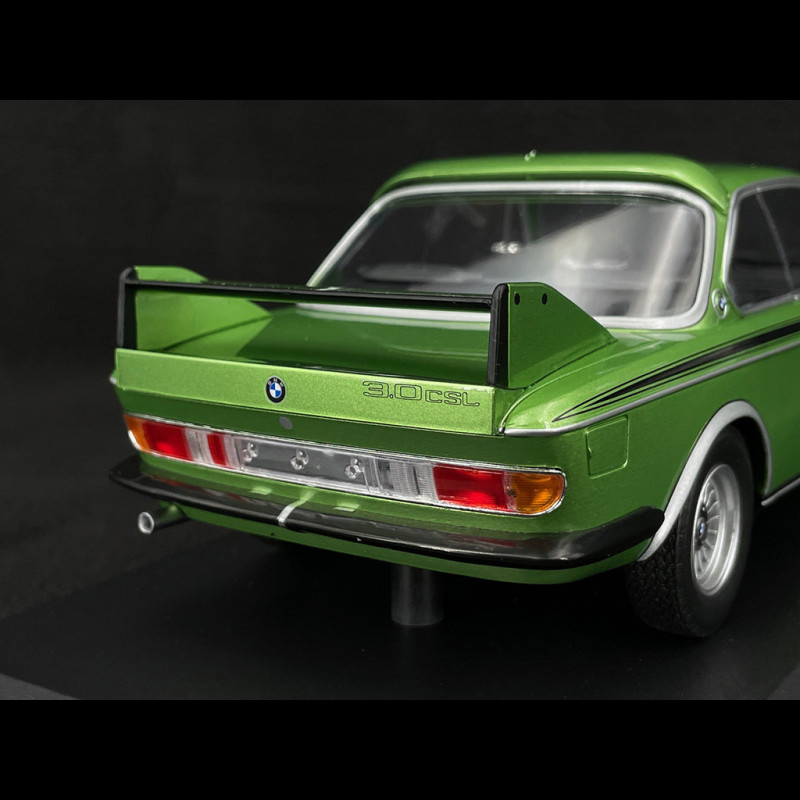 BMW 3.0 CSL E9 1973 Green Metallic 1/18 Minichamps 155028132