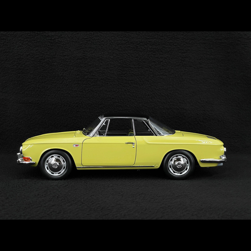 Minichamps / Maxichamps 1/43 - Karmann Ghia 1600 Jaune/Noir 1966 - Neuf En Boîte