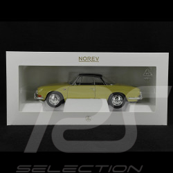 Volkswagen Karmann Ghia 1500 Type 34 Coupé 1961 Jaune Manille / Noir 1/18 Norev 188647