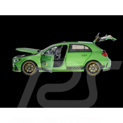 Mercedes-AMG A45 S 4Matic 2024 Grün / Gelb 1/18 NZG B66960670