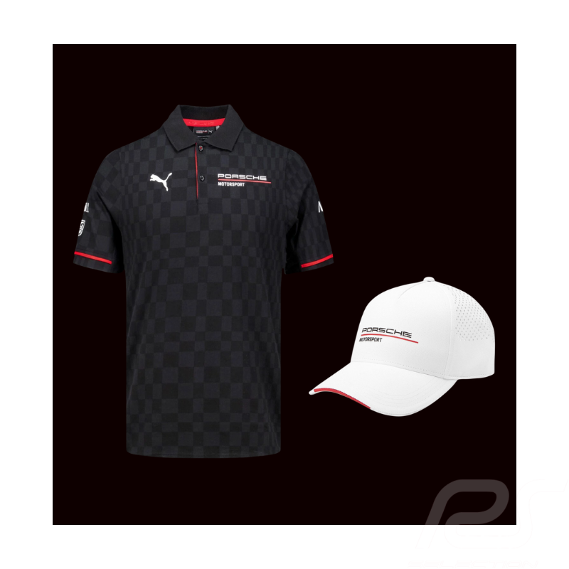 Duo Polo Porsche Motorsport 6 + Casquette Porsche Motorsport 5