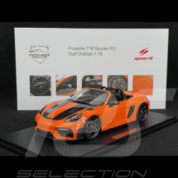 Porsche 718 Spyder RS Typ 982 2024 Weissach Package RS Selection x Spark Gulf Orange 1/18 18RSF024