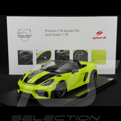 Porsche 718 Spyder RS Type 982 2024 Weissach Package RS Selection x Spark Acide Green 1/18 18RSF023