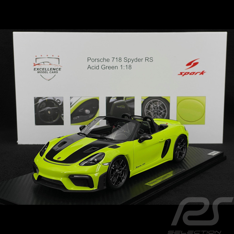 Porsche 718 Spyder RS Type 982 2024 Pack Weissach RS Selection x Spark Vert Acide 1/18 18RSF023