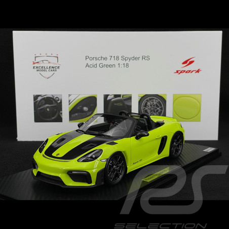 Porsche 718 Spyder RS Type 982 2024 Weissach Package RS Selection x Spark Acide Green 1/18 18RSF023